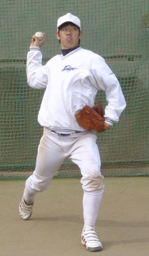 球速１５０キロとプロ入りを目標に掲げる東大野球部の井坂肇投手