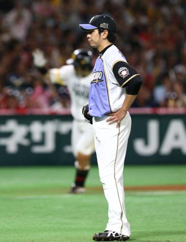 ＜ソ・日＞３回、無死一塁の場面で松田に２ランを浴びる武田勝