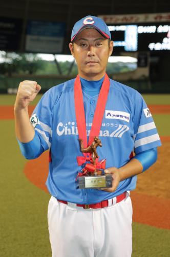 敢闘賞の千曲川硬式野球クラブ・菊池投手