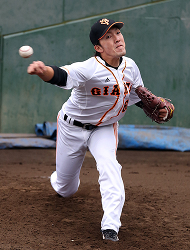 巨人から来季契約を結ばないことを通告された育成・田中太一投手
