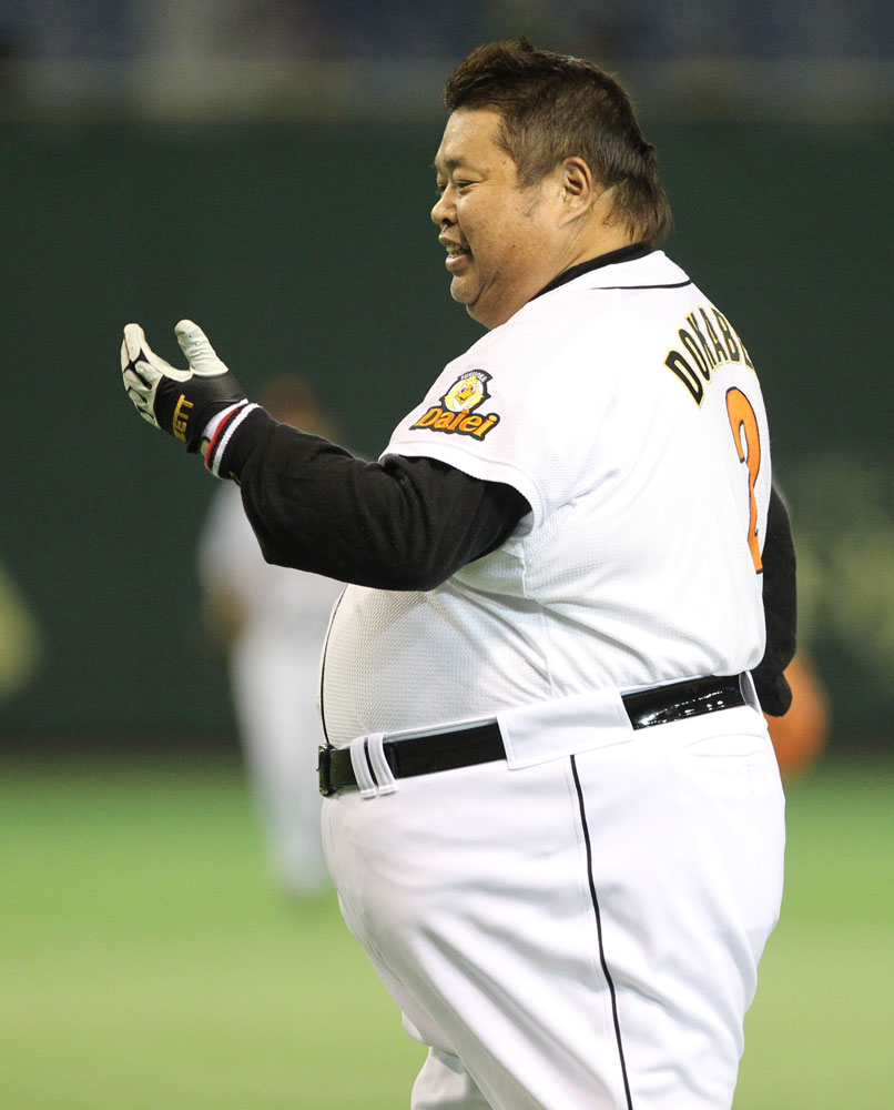 １１年、プロ野球ＯＢ球宴に出場した香川伸行さん