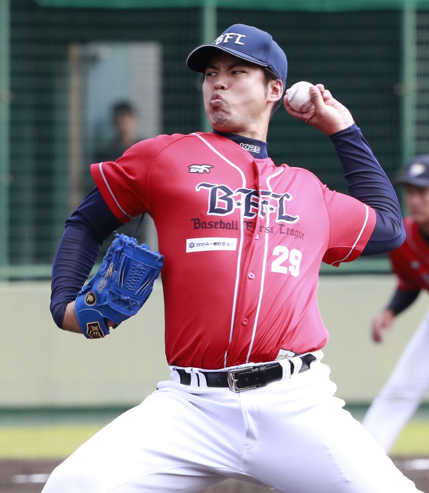 今季は関西独立リーグ「ベースボール・ファースト・リーグ」の兵庫でプレーした井川