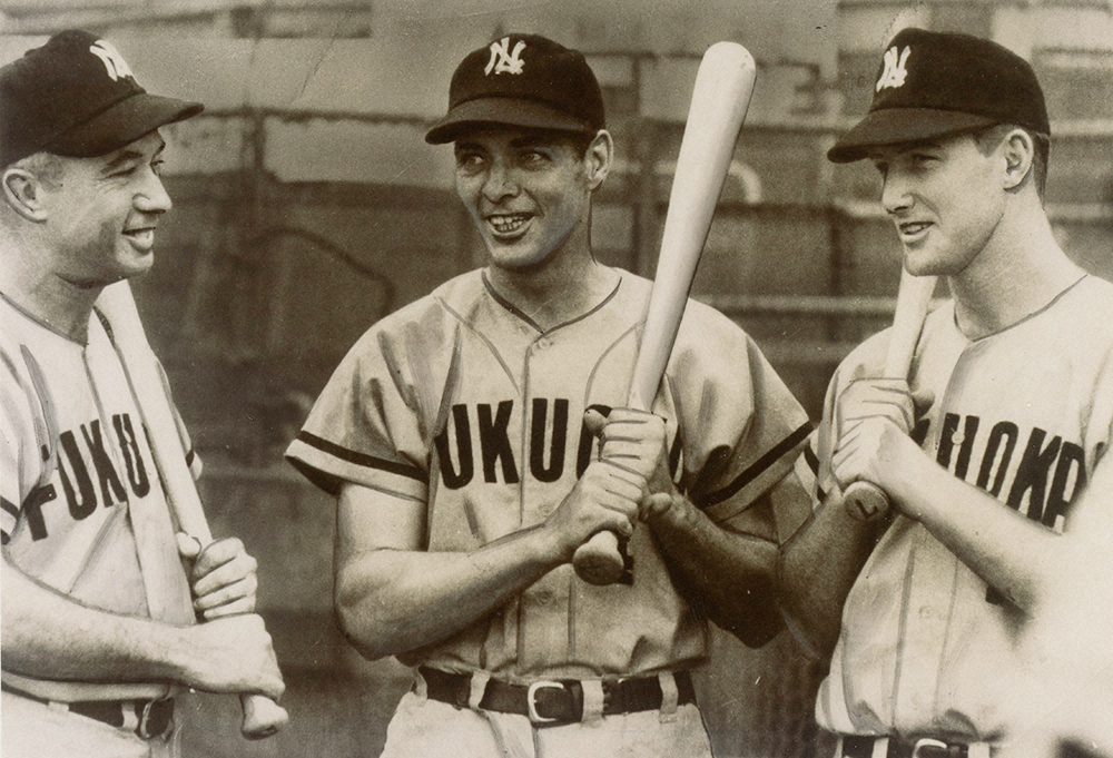 「西鉄の三銃士」と呼ばれた（左から）ウィルソン、ロイ、バーマ
