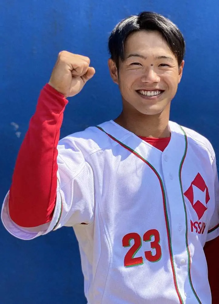 3安打1打点と活躍した日本生命の新人・藤本
