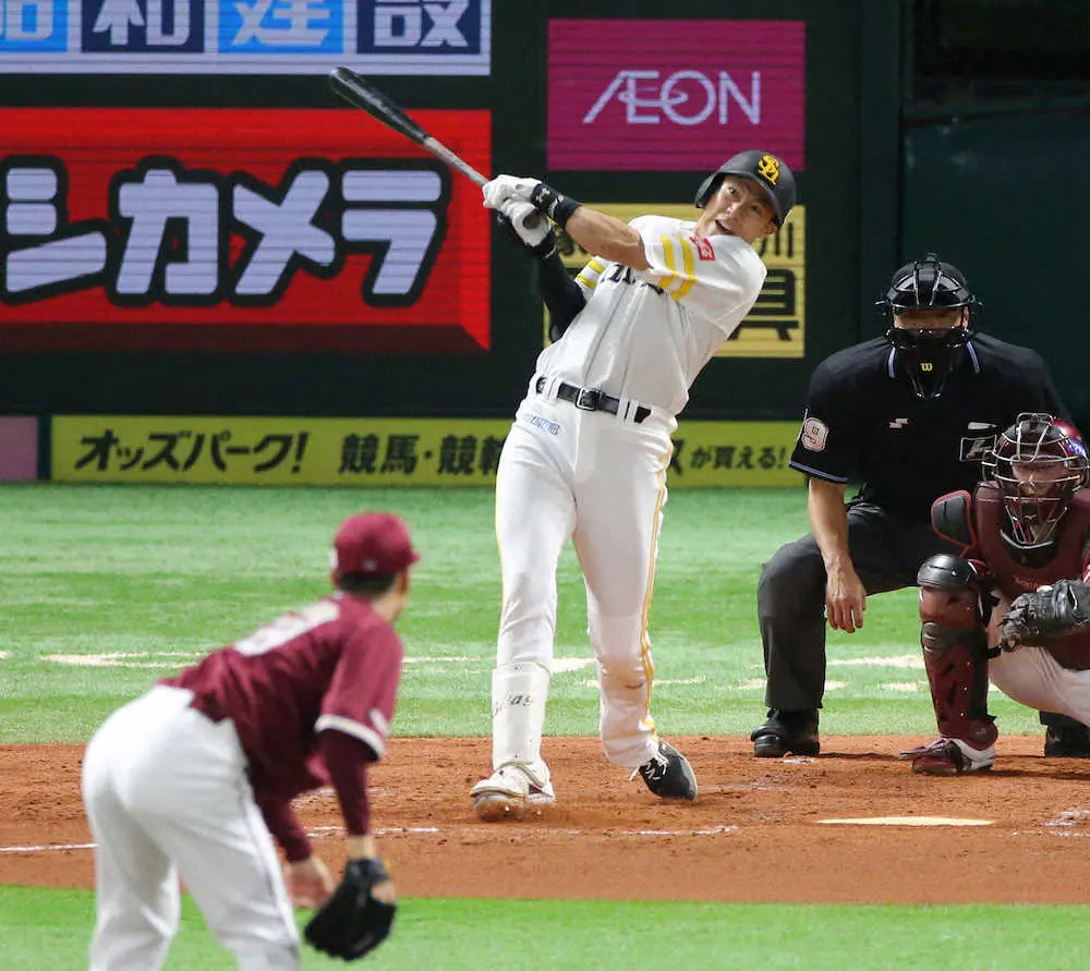 6月18日の楽天戦で本塁打を放ったソフトバンクの柳田