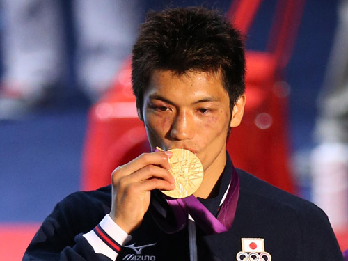 ロンドン五輪で金メダルを獲得した村田