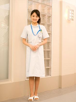 ＴＢＳドラマ「ゴッドハンド輝」で看護師を演じる林丹丹