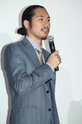 映画「Ａ列車で行こう」初日舞台あいさつで急逝した森田監督を偲ぶ松山ケンイチ