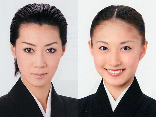 宝塚歌劇団宙組次期トップスターに昇格する凰稀かなめ（左）と娘役トップに就任する実咲凜音