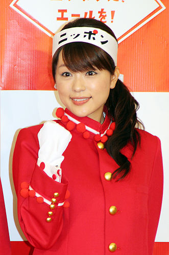 ロンドンオリンピック民放テレビ放送記者発表に登場したフジテレビの本田朋子アナ