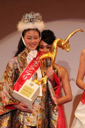 「ミス日本グランプリ」でグランプリに輝いた鈴木恵梨佳さん