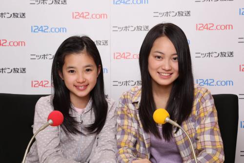 ニッポン放送「Ｘ２１吉本実憂と井頭愛海の美少女×２」出演の（左から）吉本実憂