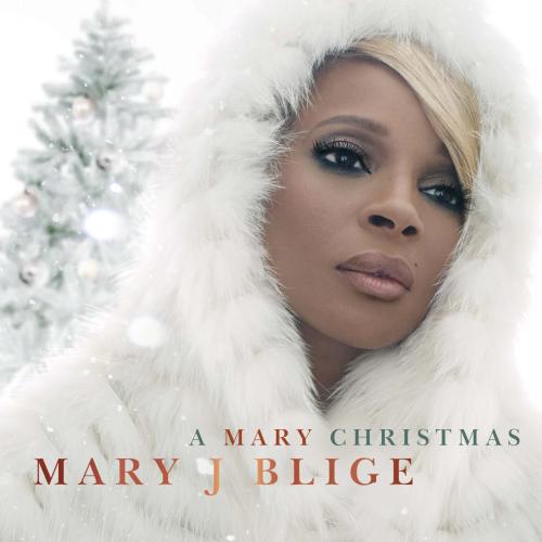 メアリー・Ｊ・ブライジの初のクリスマスアルバム「メアリー・クリスマス」のジェケット