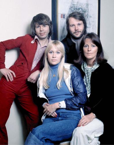 １９７０年代に活躍したスウェーデンのポップグループ「アバ」（１９７６年撮影）