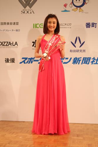 第４６回ミス日本コンテスト２０１４「ミス着物」尾崎優子さん