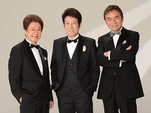 コンサートツアー「青春歌謡ＢＩＧ３」を開く（左から）三田明、舟木一夫、西郷輝彦