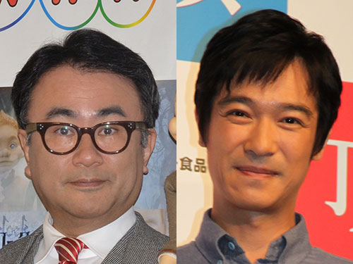 １６年大河ドラマ脚本の三谷幸喜氏（左）と、主役候補に浮上している堺雅人