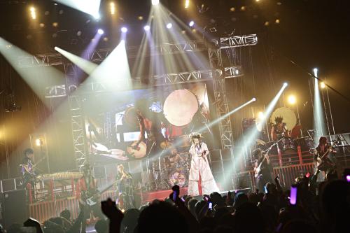 ７日に東京・渋谷公会堂で公演した和楽器バンド