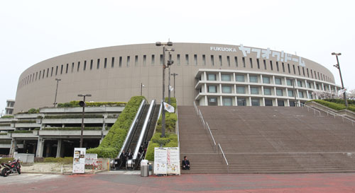 第７回ＡＫＢ４８選抜総選挙の会場となる福岡市の「ヤフオクドーム」