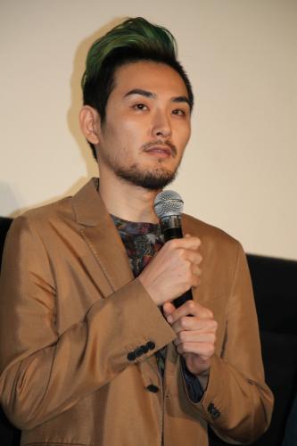 映画「ジヌよさらば～かむろば村へ～」初日舞台あいさつに出席した松田龍平