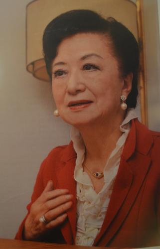 野坂昭如さんと親交のあった大島渚監督の妻で女優の小山明子