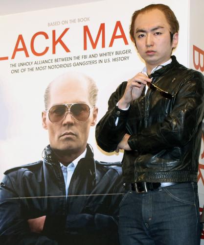 米映画「ブラック・スキャンダル」の試写会トークショーに登場した羽田圭介氏