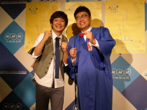 ＮＨＫ新番組でＭＣを務める「銀シャリ」の鰻和宏（左）と橋本直