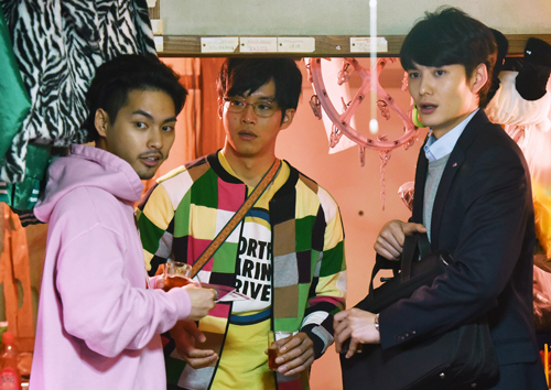 「ゆとりですがなにか」に出演する（左から）柳楽優弥、松坂桃李、岡田将生（Ｃ）日本テレビ