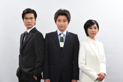 ７月スタートの日本テレビ新ドラマ「そして、誰もいなくなった」の出演者（左から）玉山鉄二、藤原竜也、黒木瞳