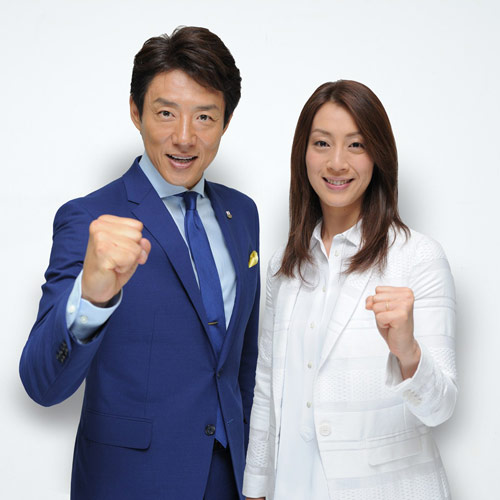 テレビ朝日のリオ五輪メインキャスターを務める松岡修造氏とリポーターの寺川綾さん
