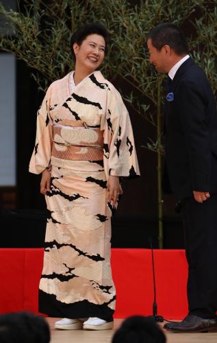 京都国際映画祭のアンバサダー・名取裕子はキム兄の突っ込みに笑顔で反撃