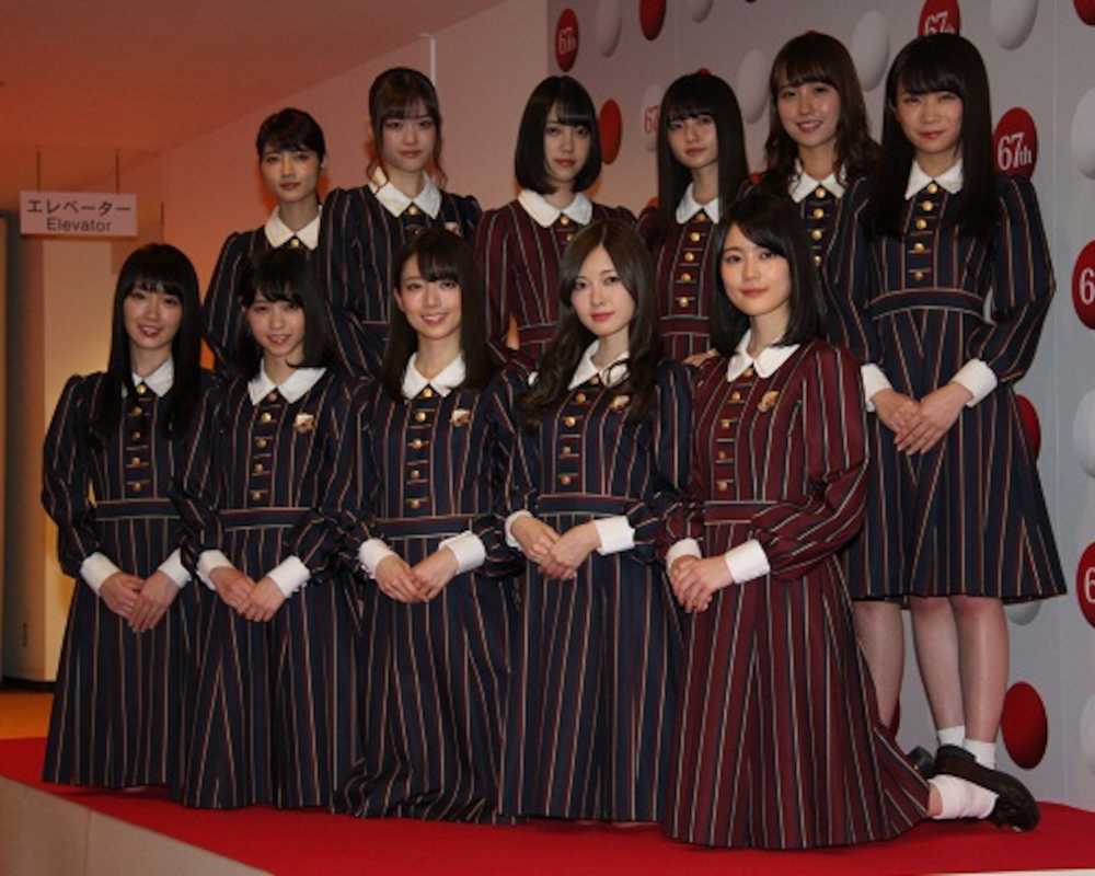 来年２月に卒業する橋本奈々未（前列中央）を中心にリハーサルを行った乃木坂４６