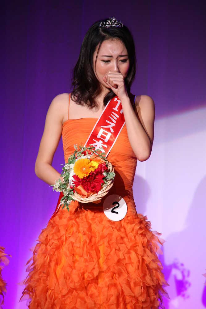 ＜第４９回ミス日本コンテスト２０１７＞グランプリを受賞した高田紫帆さん