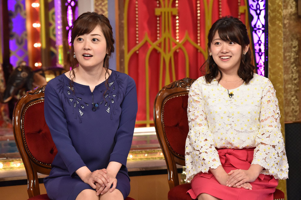 （左から）水卜麻美アナ、尾崎里紗アナ（Ｃ）日本テレビ