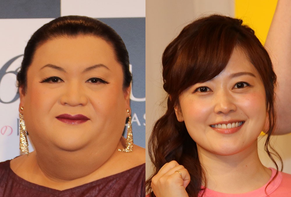 ３連覇のマツコ・デラックス（左）と７位にランクインした日本テレビ・水卜麻美アナウンサー