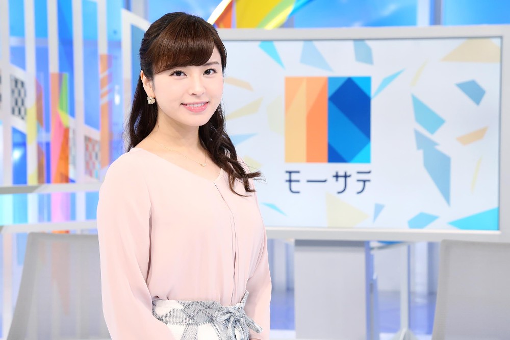 １０月から「Ｎｅｗｓモーニングサテライト」にレギュラー出演する角谷暁子アナ（Ｃ）テレビ東京