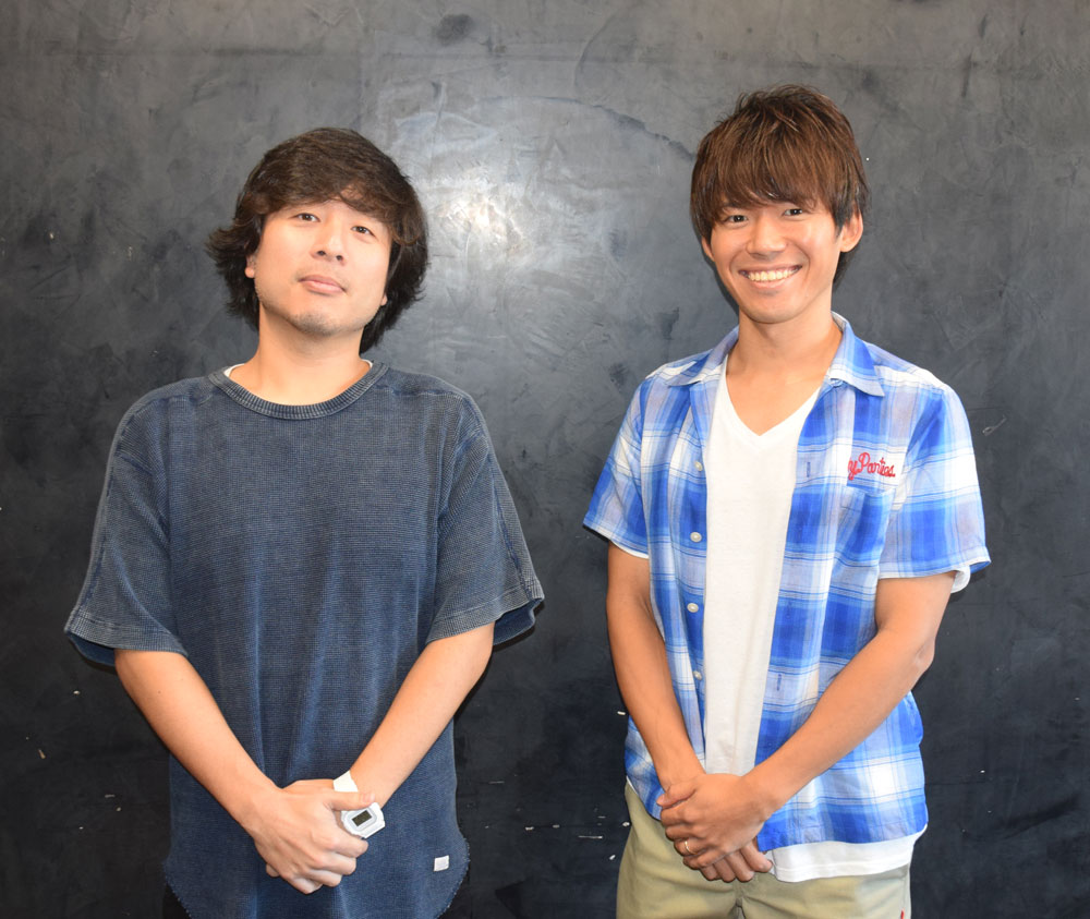 番組の見どころを紹介する中川将史プロデューサー（左）とディレクターのマイアミ・ケータ（萩原啓太）氏