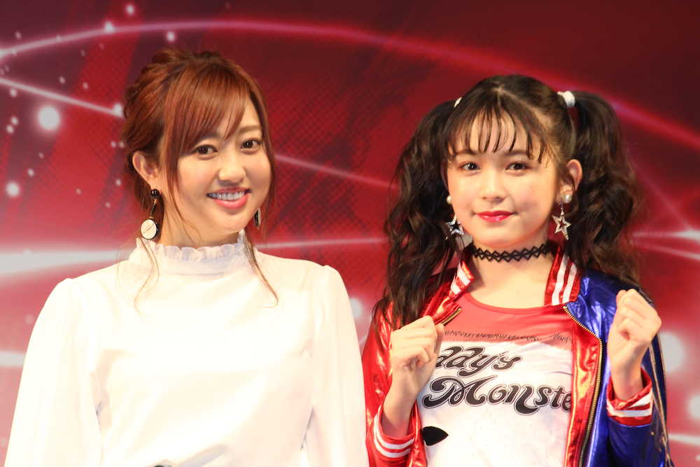 「ヒストリーチャンネル　アメコミヒーロー大全」トークショーに出席した菊地亜美（左）と久間田琳加