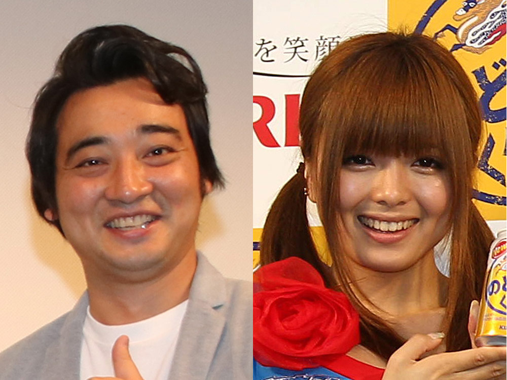 結婚を発表したジャングルポケットの斉藤慎二と瀬戸サオリ