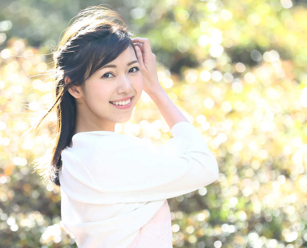 ＴＢＳ「はやドキ！」で在京キー局のレギュラー番組デビューした川又智菜美アナは会心の笑み