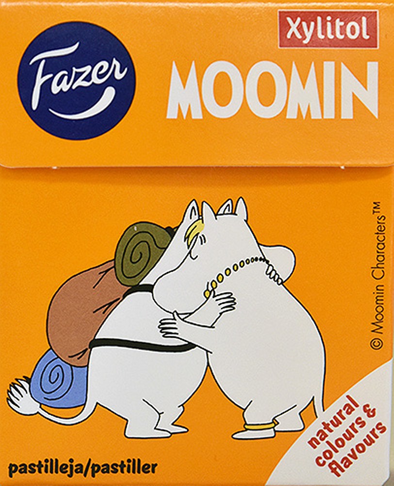 ムーミンがパッケージのグミはフィンランドの人気土産の１つ