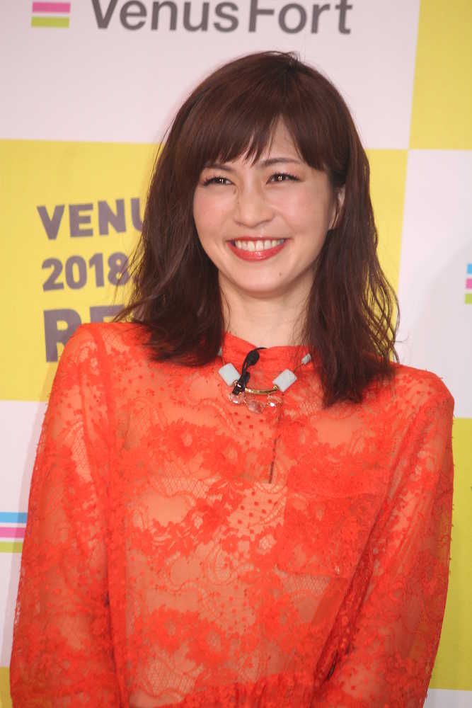 「ヴィーナスフォート」リニューアルオープン記念イベントに登場した安田美沙子