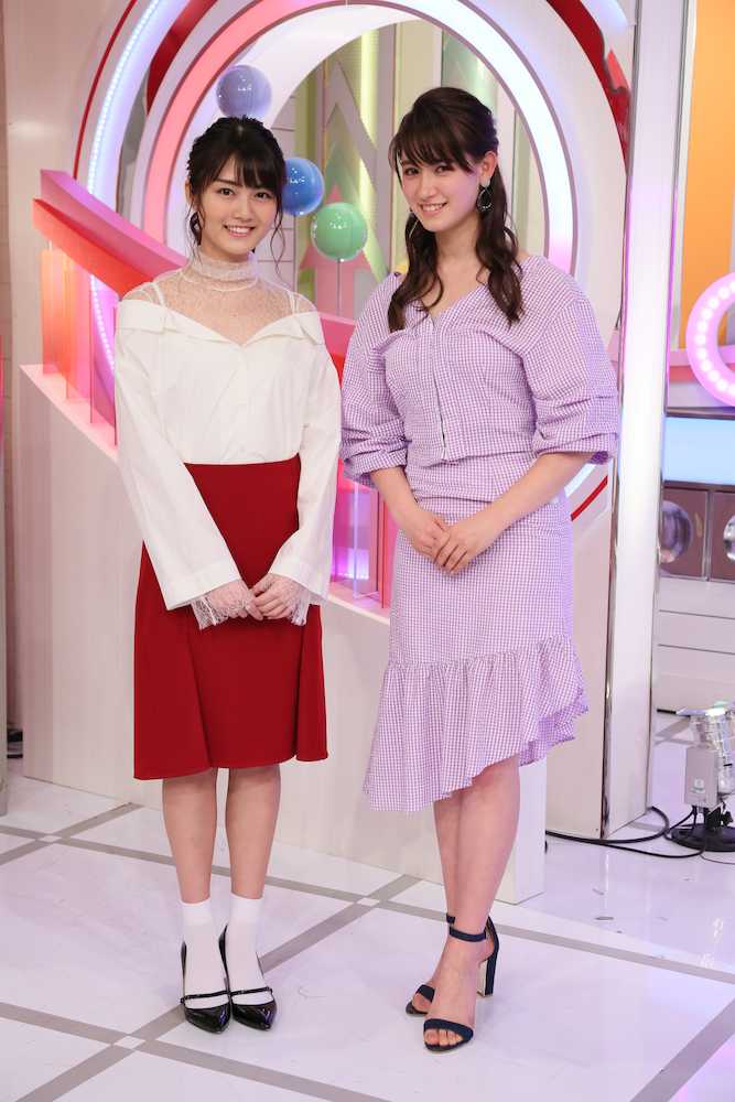 日本テレビ「Ｇｏｉｎｇ！」のお天気キャスターを務めることになった水谷果穂（左）とトラウデン直美