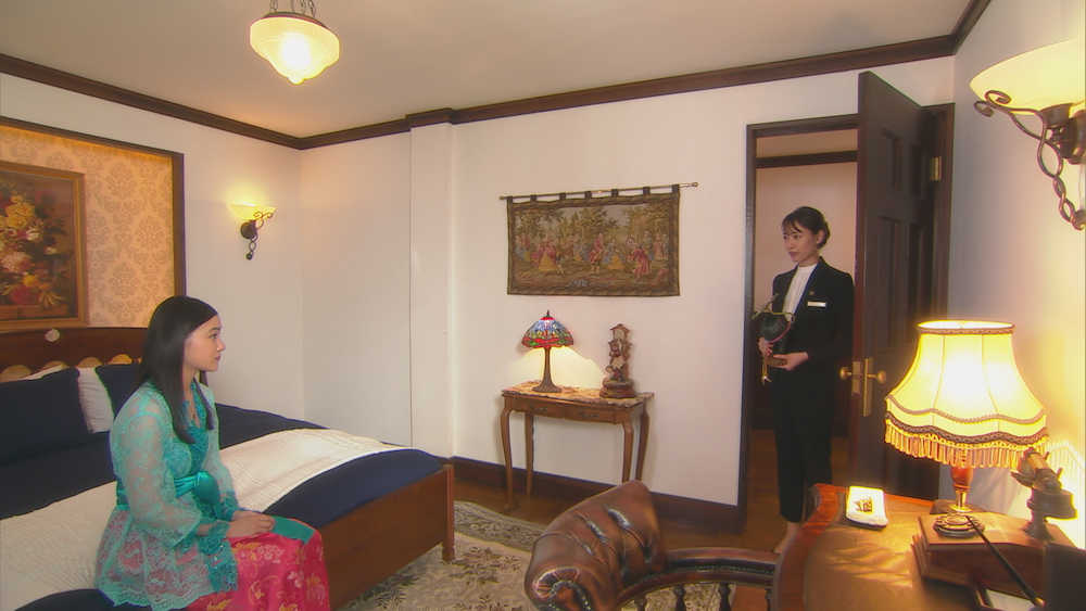 ドラマ「崖っぷちホテル」で憧れの戸田恵梨香（右）と初共演した山口まゆ