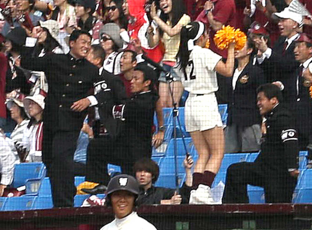 応援定番曲は六大学から始まった。東京六大学野球でチームに声援を送る早大応援団