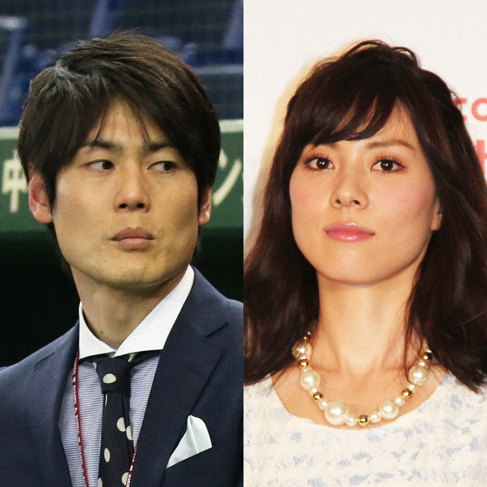 8年間の交際も破局が明らかになった日本テレビの上重アナウンサー（左）と安座間美優