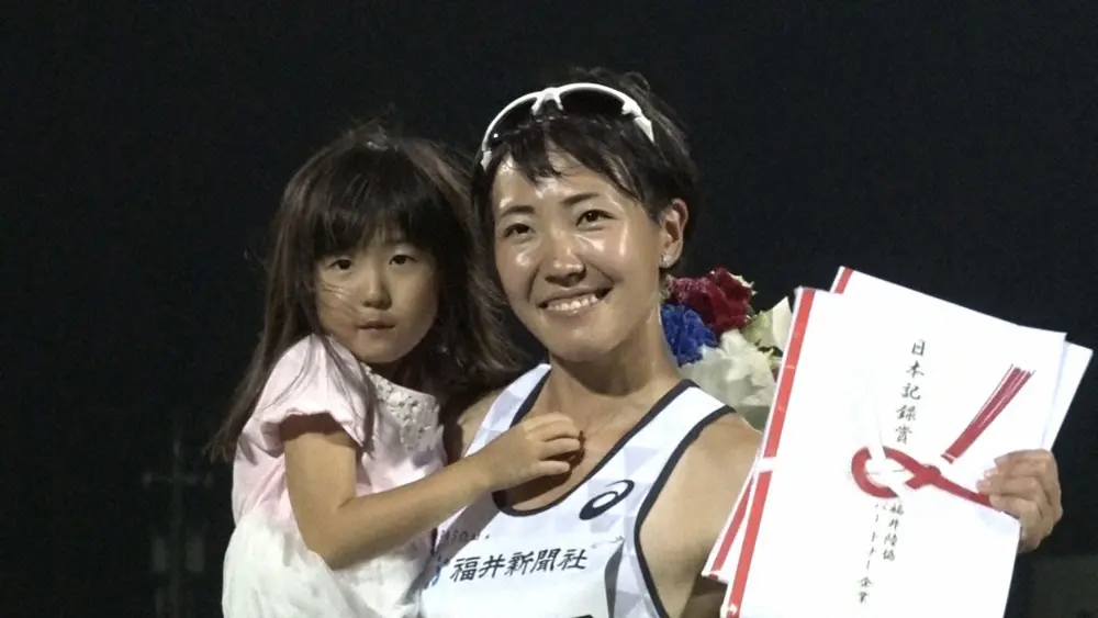 「ママさんアスリート」として日本人初の陸上短距離種目での五輪出場を目指す寺田明日香（C）TBS