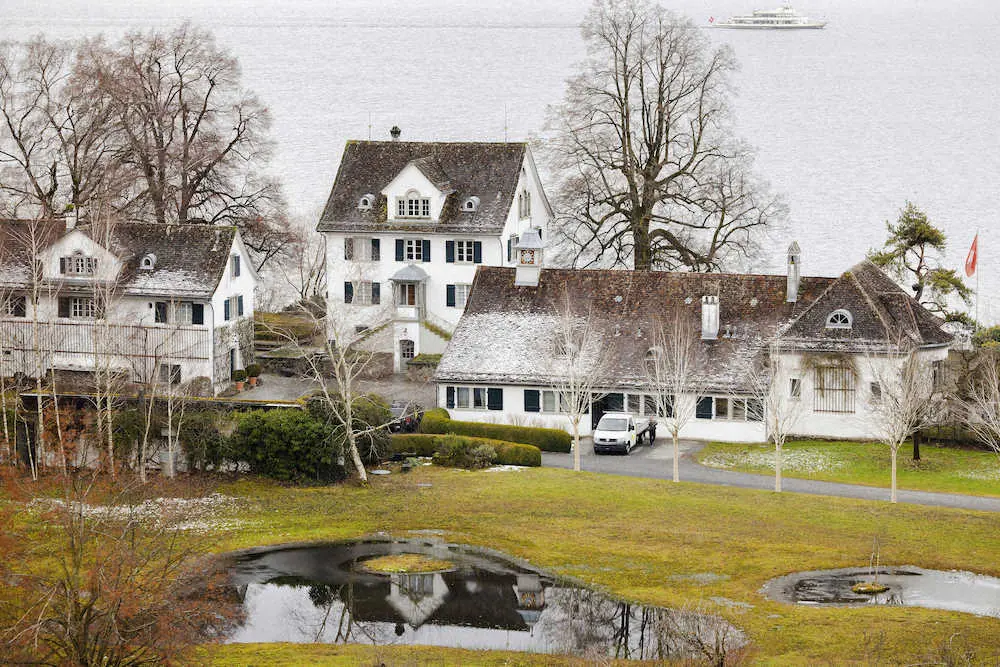 ティナ・ターナーがチューリヒ湖近くのシュテファに購入していた豪邸（AP）