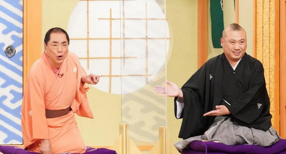 桂宮治（右）がデビューを果たす23日放送の「笑点」大喜利（C）日本テレビ