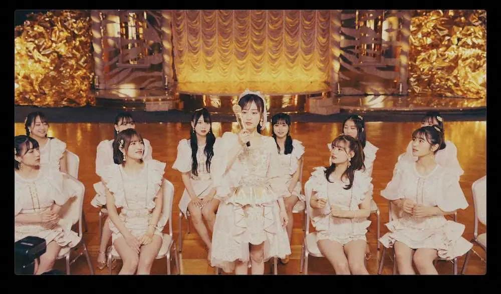 NMB48の27枚目シングル「好きだ虫」ミュージックビデオのワンシーン（C）laugh　out　loud　records　/よしもとミュージック